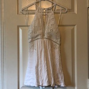 Lush white summer top